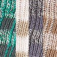 thumbnail image 2 of SUN STONE Mens 4 Pack Brown Double Stripe Logo At Ankle Ribbed Casual Crew Socks 7-12, 2 of 2