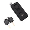 thumbnail image 1 of Compression Latch, Wear Resistant Wide Application Adjustable Lever Hand Compression Latchs Rustproof 3.7 X1.8in with 2 Keys for Rv Trailers Campervans Caravans, 1 of 7