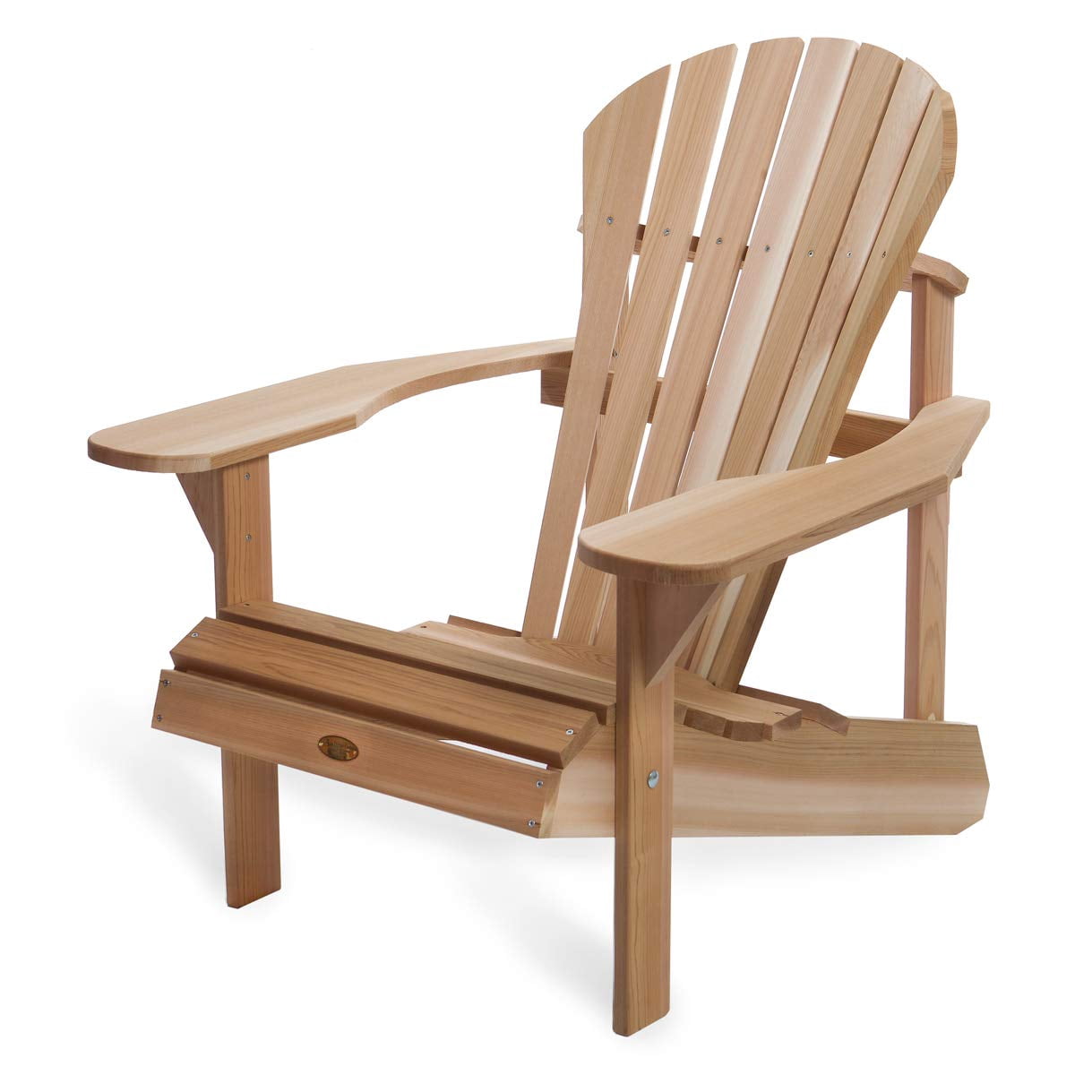All Things Cedar AT20 Wood Western Red Cedar Outdoor Adirondack Chair - 36L x 36W x 37H