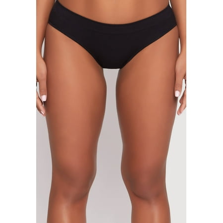 Womens Seamless Ribbed Bikini Panty