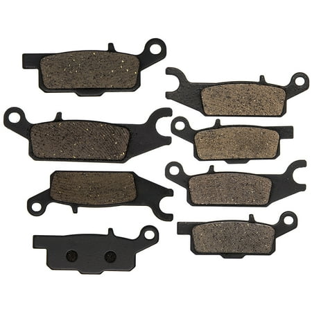 Niche Brake Pad Kit for Yamaha Grizzly 700 550 3B4-W0045-00 3B4-W0045-10 Complete Organic
