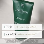 Rene Furterer CURBICIA Purifying Lightness Shampoo - For Oily-Prone Scalp - Sebum Control, 5.0 fl oz