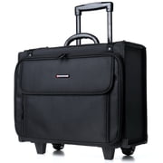 Alpine Swiss Rolling Briefcase Laptop Bag For Men Women Hard Side Catalog Case Wheels Legal Dividers Lawyer Attache Case Carry-On Business Travel Bag