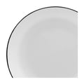 thumbnail image 3 of Plato Chefmaker con Filo Negro 26.5 cm Cerámica Blanco, 3 of 4