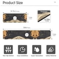 thumbnail image 3 of Yayeee Faucet Mat for Kitchen Sink 14.7" Diatomite Long Splash Guard Pad, Retro Halloween Cat, 3 of 7