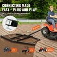 thumbnail image 2 of KFFKFF Driveway Drag 76.57" Width Tow Behind Drag Harrow Steel Gravel Grader ATV, 2 of 9