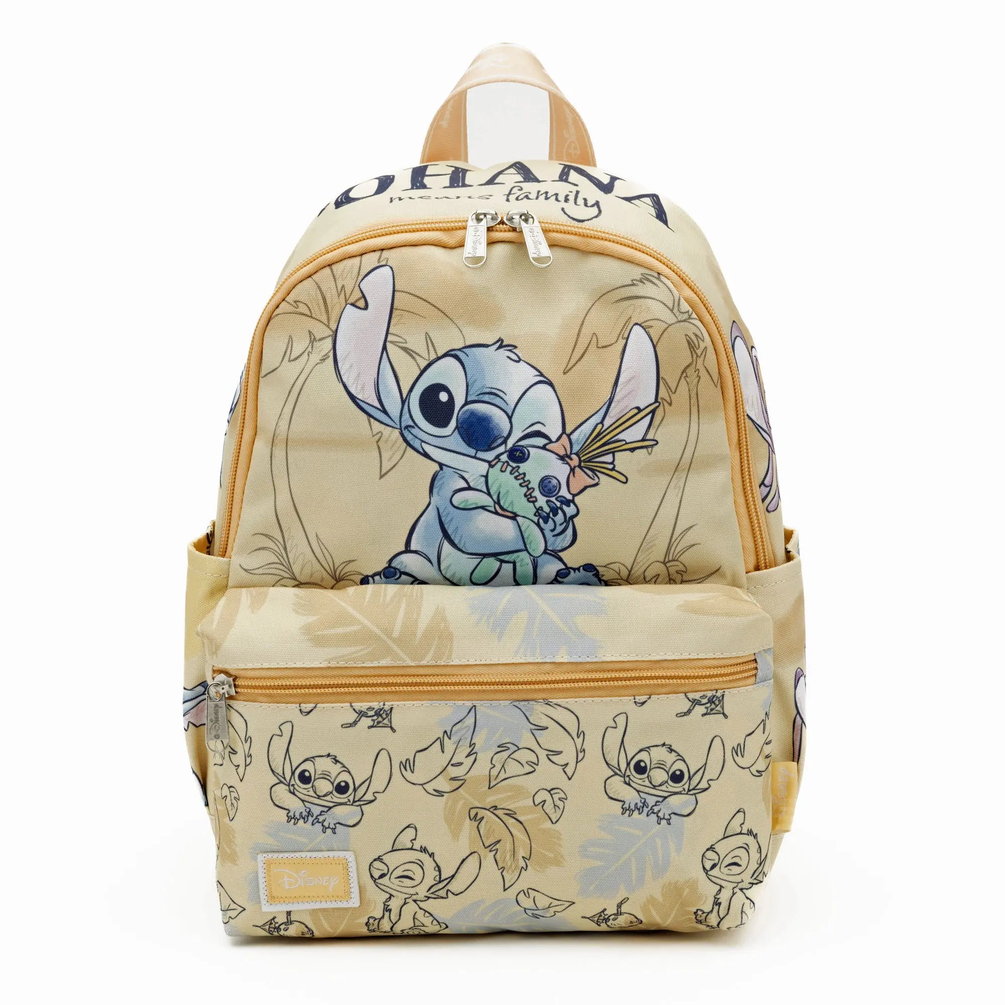 Loungefly Cream & Mint Stitch Holiday Mini Backpack Loungefly Disney Lilo & Stitch Holiday Mini Backpack | Hot Topic main image 3