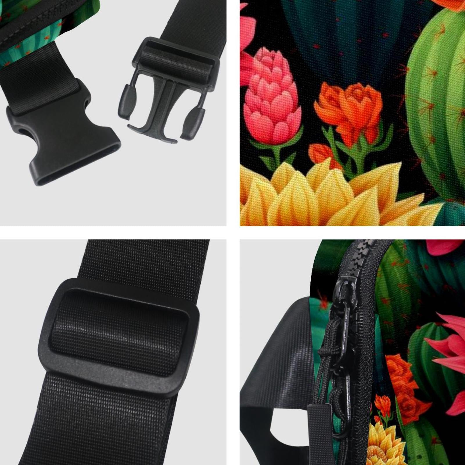 Cactus Adjustable Lightweight Running Belt Waist Bag with Extension Strap for Unisex