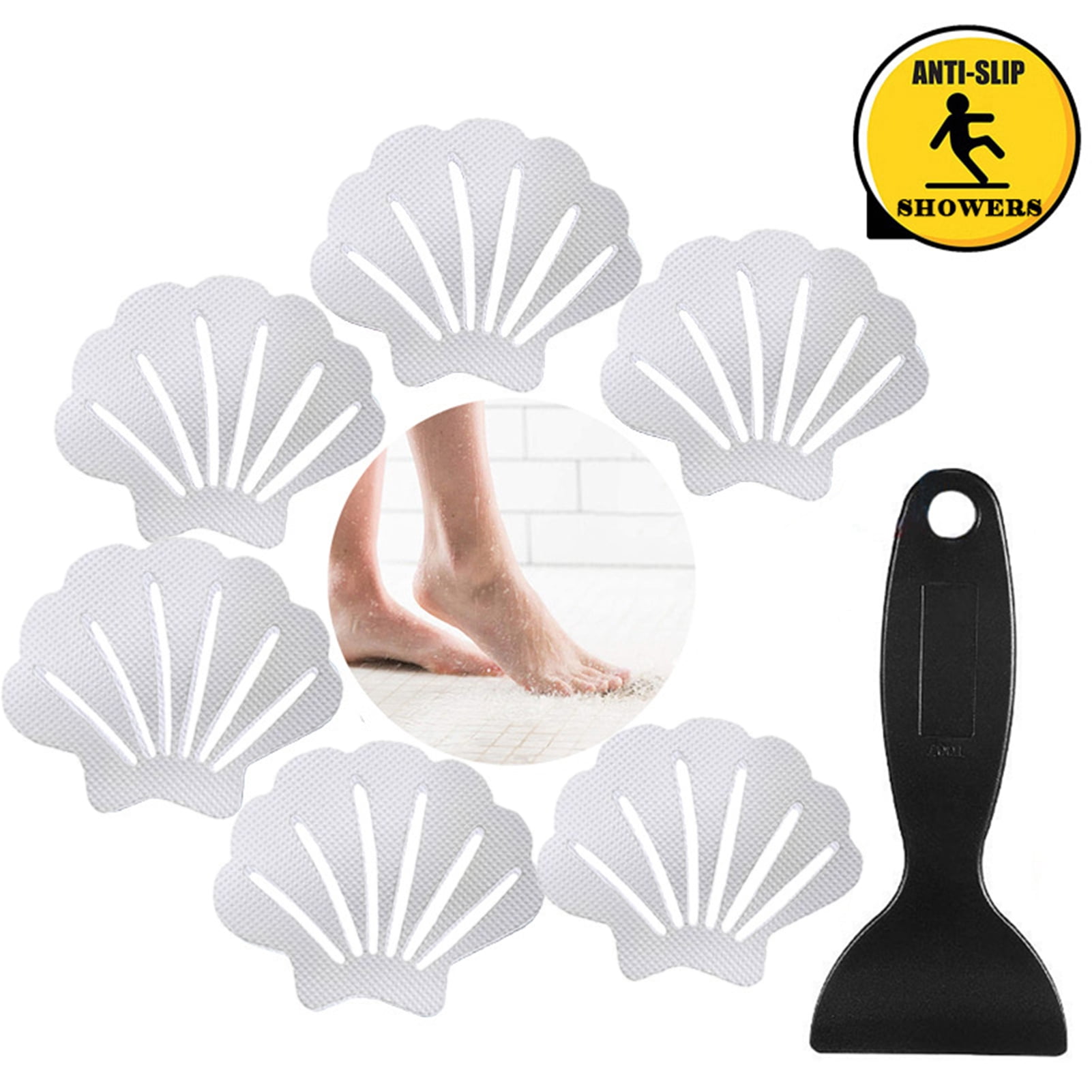 Bobasndm Non Slip Bathtub Stickers, Shower Floor Non Slip Stickers