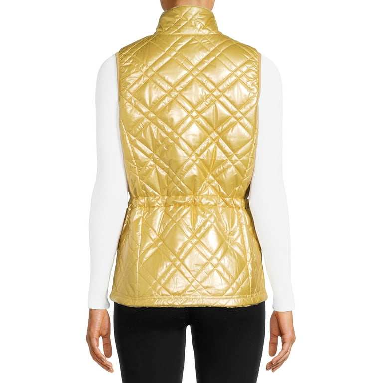 Time and Tru Women's and Women's Plus Size Reversible Quilted Vest