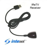 Inteset 4-in-1 Universal Backlit Remote & IReTV IR Receiver Combo for Nvidia Shield (2nd Gen)