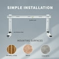 thumbnail image 4 of VIVO Steel Mini Split Air Conditioner Adjustable Wall Mount, 4 of 8