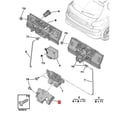 thumbnail image 4 of 8724.C0, Tailgate Trunk Lock Rear Door Trunk Lock Rugged Reliable High Hardness  for 206, 4 of 7