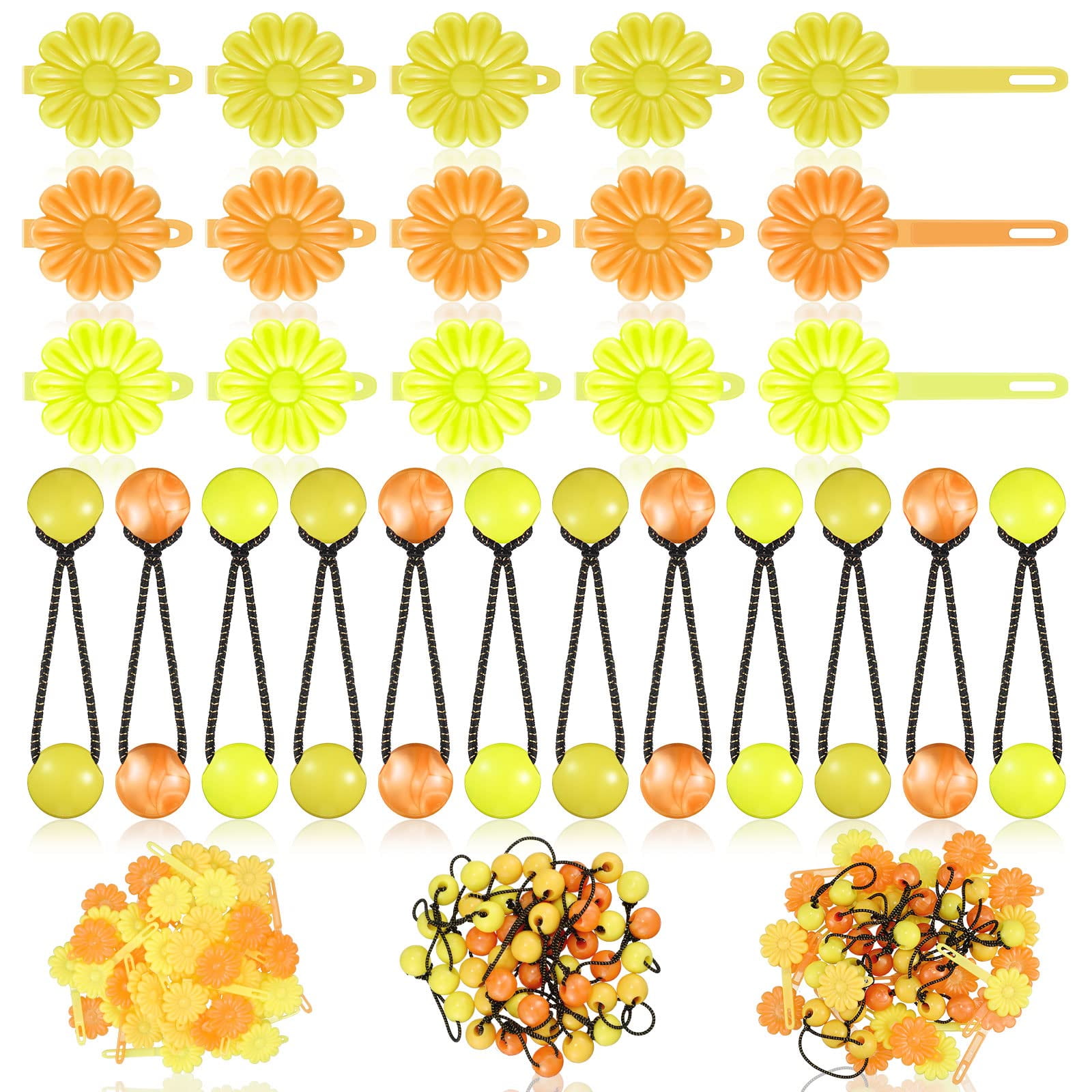 72 Pcs Hair Barrettes for Girls Hair Balls Self Hinge Hair Barrettes