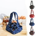 thumbnail image 1 of Mini cesta de colección de huevos con 7 bolsas de cojín de lona | Diseño de pollos de granja | Almacenamiento protector para huevos frescos | 8x2.6 en Cesta | Asa fácil de transportar para aves de, 1 of 6