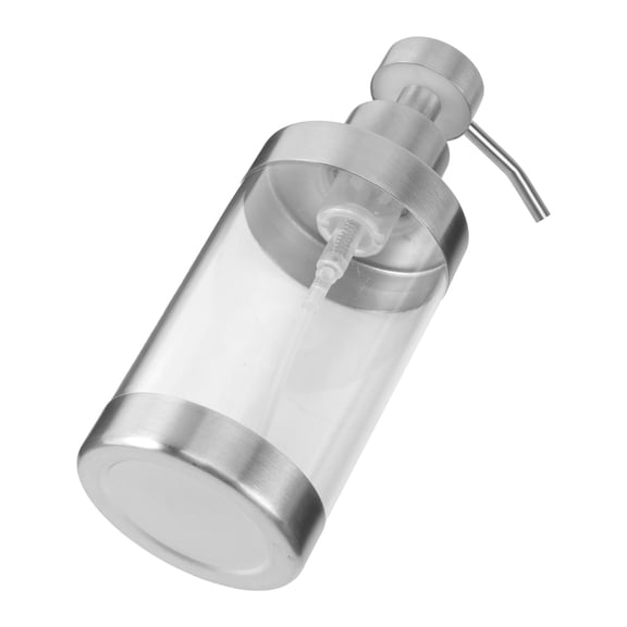 BESTOYARD Stainless Steel Foaming Soap Dispenser Bathroom Use Easy Refill Plated Silver Pump