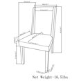 thumbnail image 5 of Atlin Designs Chaise de Salle à Manger de Luxe en Gris Colombe (Ensemble de 2), 5 of 5