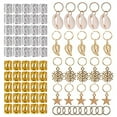 thumbnail image 3 of Anillos De Joyas Para El Cabello Clips Decoraciones Para El Cabello 80 Piezas Anillos De Joyas Para El Cabello Clips Cerraduras De Rastas De Aluminio Puños De Metal Ajustables ANGGREK  Otros, 3 of 7
