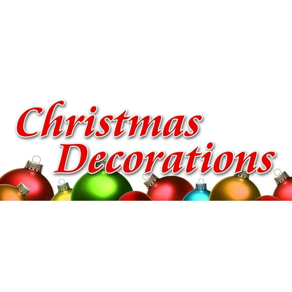 24" CHRISTMAS DECORATIONS DECAL sticker x-mas xmas trees decor wreaths
