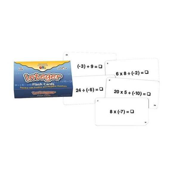 Learning Advantage CTU8692 Integer Flash Cards