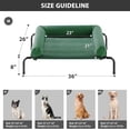 thumbnail image 5 of Large Elevated Cooling Dog Bed, Raised Dog Cot Beds for Large Dogs, Elevated Outdoor Pet Cot, Chew Proof Portable Cooling Pet Cot with Skid-Resistant Feet and Breathable Mesh, 5 of 12