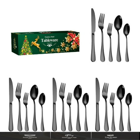 

20-piece silverware cutlery set stainless steel cutlery service for 4 people