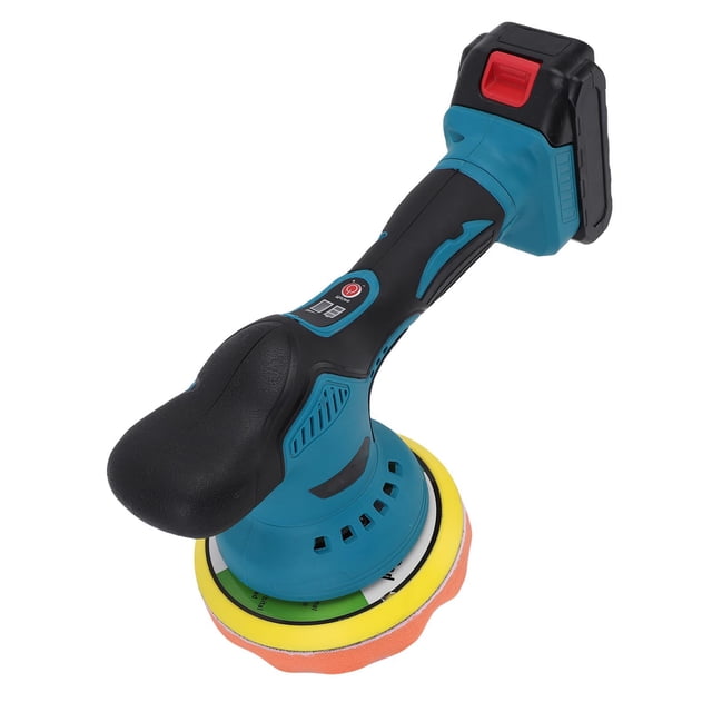 Cordless Car Buffer Polisher Variable Speed Rechargeable Battery Powered 6 Inch Waxing Polishing Machine for Car Care