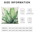 thumbnail image 6 of Nawypu  Green Plant Throw Pillow Covers  Decorative Green Succulent Leaves Square Pillow Cases 2pcs Farmhouse Spring Green Plants Cushion Covers for Sofa Couch Home Decoration, 6 of 6