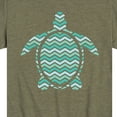 thumbnail image 3 of Instant Message - Striped Turtle - Toddler & Youth Short Sleeve Graphic T-Shirt, 3 of 6
