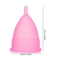 thumbnail image 4 of Menstrual Original Authentic Cups Set Reusable Silicone Menstrual Cup with Bag BoxS, 4 of 4