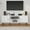 White, variant on CBJCBJ Entertainment Center Console with 4 Doors and 2 Open Shelves for TV up to 75+ Inch, Green