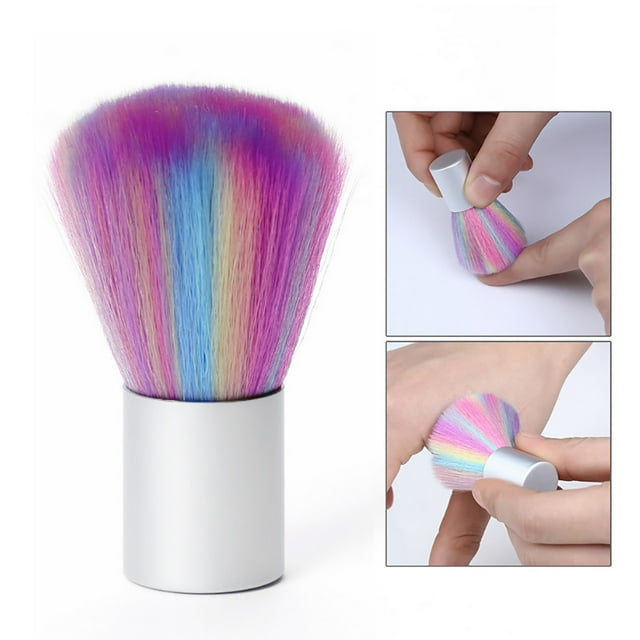Fiudx Pincel para Uñas, Herramienta Artística de Lana de Fibra Vibrante, Pincel Cosmético de Precisión, Accesorio Duradero para Esmalte de Uñas, Detalles Finos, Línea Media, Raya Larga, Ideal Maquill