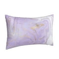 thumbnail image 2 of EasygdpLavender Glitter Foil Stripes Polyester Fiber Double-Sided Pillowcase,Super Soft,Comfortable And Luxurious Pillowcase,Not Easy To Break Or Deform- 14"X20", 2 of 9