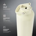 thumbnail image 3 of Thyme & Table 32oz Stainless Steel Cleo Bottle with Straw, Cream, 3 of 8