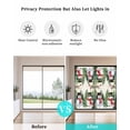 thumbnail image 4 of Beige Snowman Christmas Window Privacy Film Stained Glass Window Film Decorative Windows Cover Static Windows Cling for Glass Door Xmas Tree Snowflake Winter Birds Stickers for Bathroom 29.5"x78.7", 4 of 7