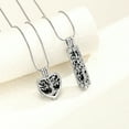 thumbnail image 5 of Tree of Life Urn Necklace for Ashes Cremation Jewelry with Hollow Vial Cylinder Keepsake Memorial Lockets Ashes Holder for Women Men Pet, 5 of 6