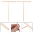thumbnail image 2 of 2 pcs Wood Crepe Pancake Batter Spreader Dough Distributor Wooden Kitchen Utensil Pan or Skillet, 2 of 3