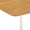 thumbnail image 5 of Miniyam 31.5" Modern Square Dining Table with MDF Top and Metal Base, Space-Saving Design for Small Spaces, Oak, 5 of 7