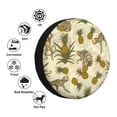 thumbnail image 5 of Gaeub Monkeys and Pinealpples 14-17in Tire Cover, Spare Tire Cover, for Camper Caravan, Trailer, Car, Truck, SUV, Jeep - 15 inch, 5 of 9