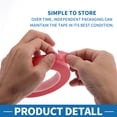 thumbnail image 6 of Unique Bargains Painters Tape Easy Removal Masking Master Tape 140U Red 0.8 Inches x 52.5 Yards, 6 of 6