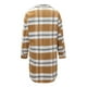 thumbnail image 5 of Pntutb Mujeres Casual Botones de manga larga Perdiendo la impresión Lattice Coat tops Flash Picks Pntutb Pntutb-5656, 5 of 8