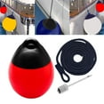 thumbnail image 1 of Boat Ball Anchor Buoy Float Docking with Inflatable Pin Protector Dock Float Marine Mooring Buoy for Fishing Small Boat Accessories Red with Black Rope, 1 of 10