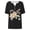 3Black210, variant on VNKIDY Womens Vintage Dolly Shirt Short Sleeve V Neck Country Legend Parton Memorial Graphic Tees Casual Country Music Festivals Comfortable Fall Clothes For Women,Size L
