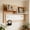White_Base#33280, variant on No-Drill Wall Mounted Pegboard Organizer with Drain Basket and Hooks, Storage Rack for Kitchen and Bathroom Storage