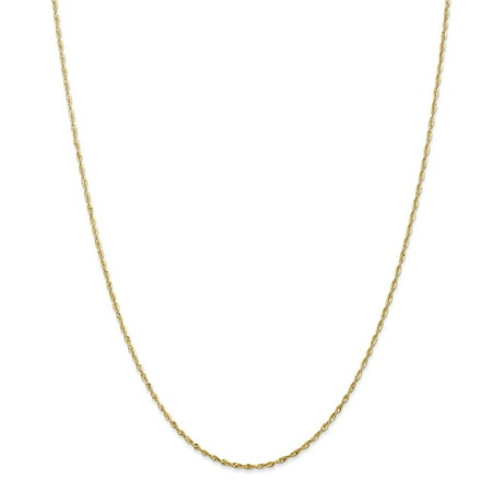 14kt Yellow Gold 1.5mm Link Rope Chain Necklace 18 Inch Pendant Charm Handmade Fine Jewelry Ideal Gifts For Women Gift Set From Heart