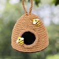 thumbnail image 2 of Noehoiugi Rustic Bee Hive Decor - 1 Pack Natural Bee House, Spring/Summer Farmhouse Kitchen Table Tiered Tray Decor, 2 of 6