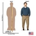 thumbnail image 5 of Cardboard People Ron Swanson Cardboard Cutout Standup - Parks and Recreation (TV Series), 5 of 5