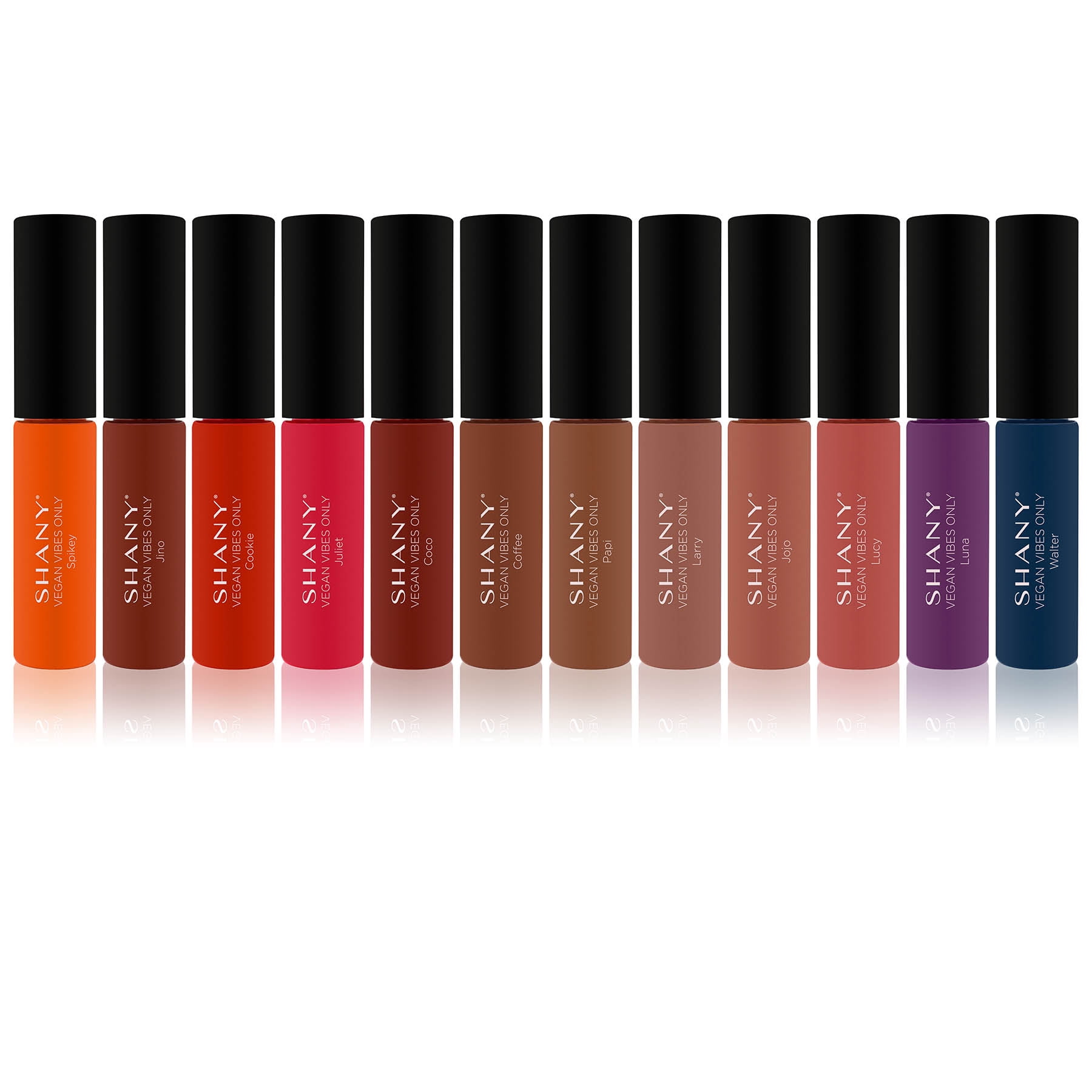 SHANY Vegan Vibes Liquid Lipstick Matte Lip Color Long-Lasting Matte Finish Lip Stain Lip Makeup - COCO