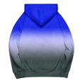 thumbnail image 5 of SwiftWear Women's Longline Gradient Hoodie with Front Pocket - Oversized Comfort Fit Pullover, Soft Stretch Fabric for Casual Streetwear Blue, 5 of 5
