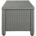 thumbnail image 3 of Crosley Bradenton 40" Glass Top Wicker Patio Coffee Table in Gray, 3 of 8